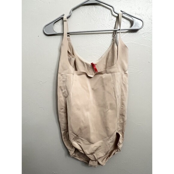 Spanx OnCore Bodysuit Panty Open Bust Firm Control Shapewear Size 2X Nude - Picture 1 of 6